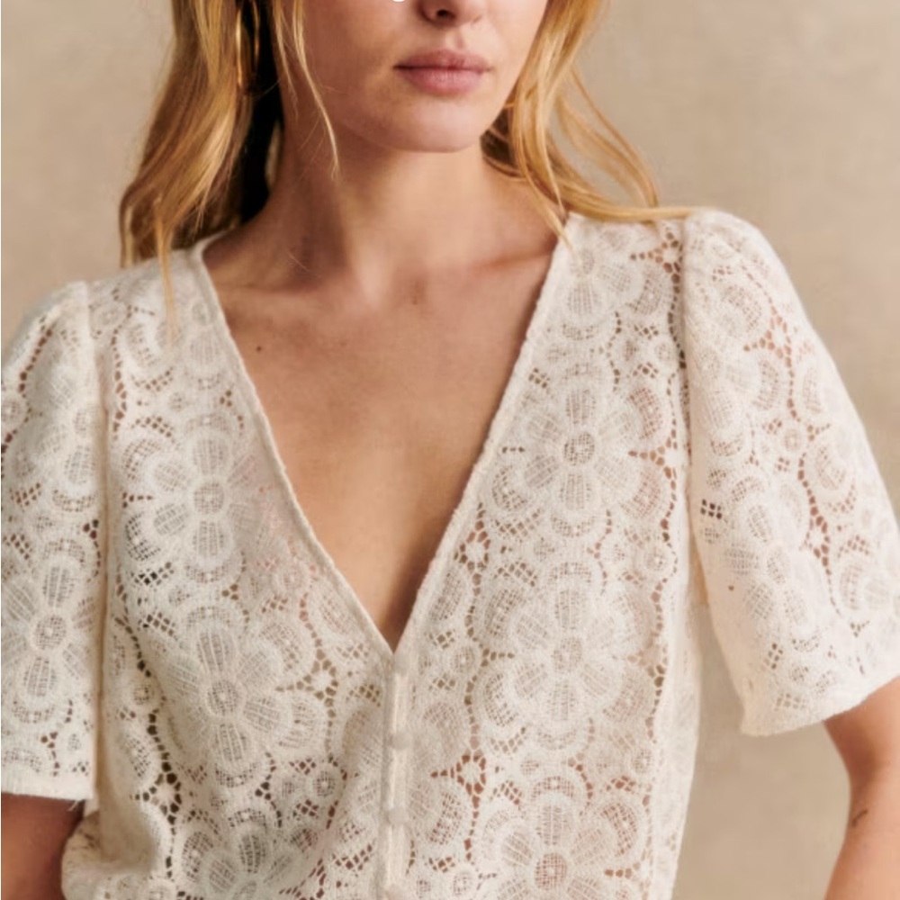 Sezane Emma Blouse in Ecru/NWOT